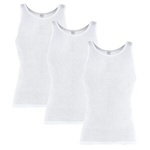 Knocker Men's SPAK White Basic A-Shirts (3 Pack)